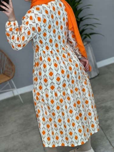 1334- پیراهن طرحدار اوکا