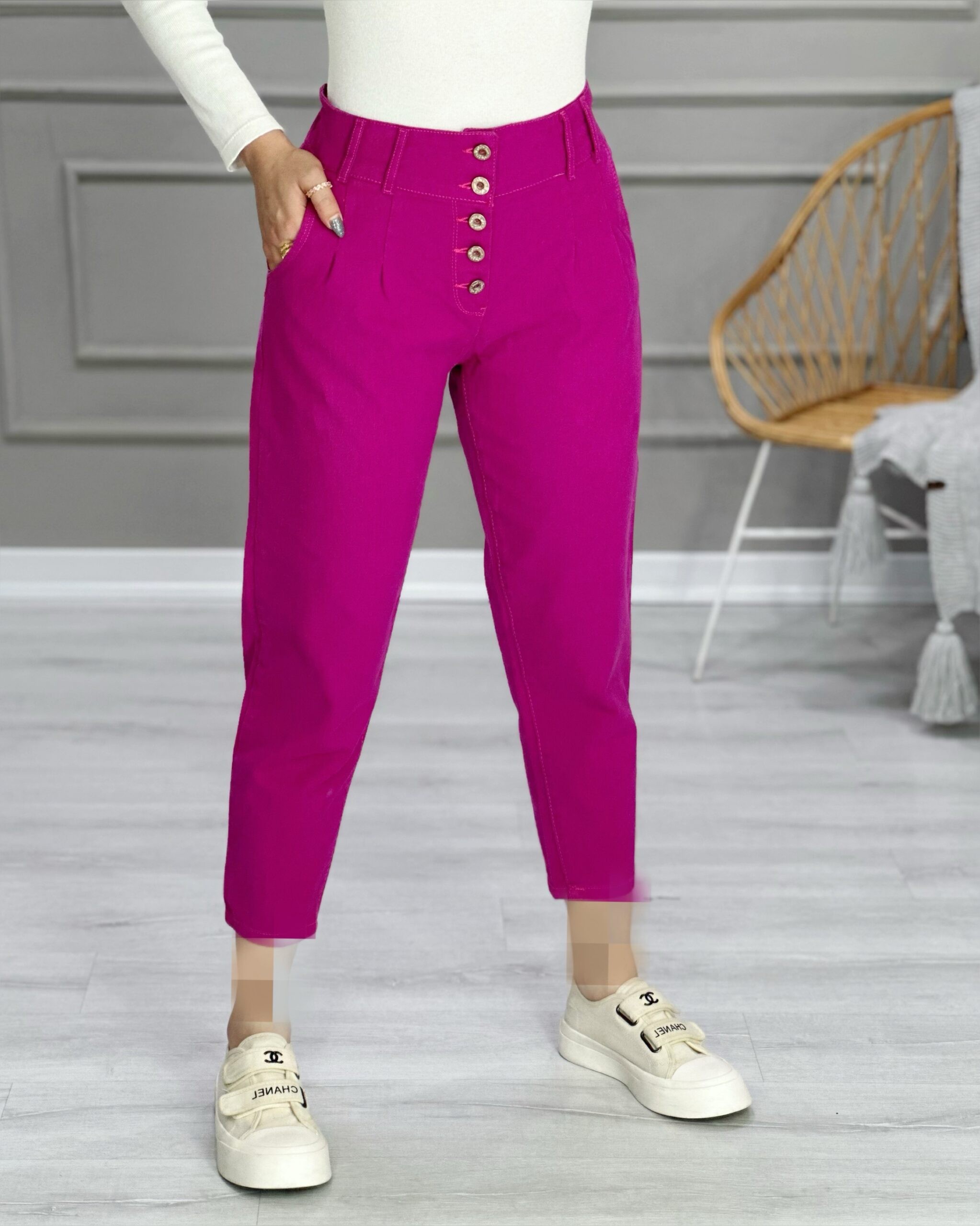 2199- مام استایل رنگی رز