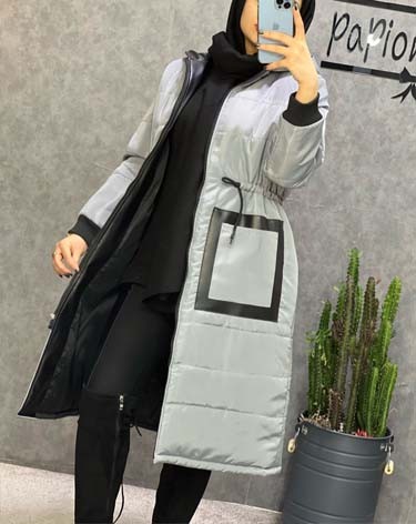 0209_کاپشن ترکیبی با چرم