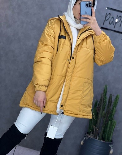 0233_کاپشن دو جیب مموری