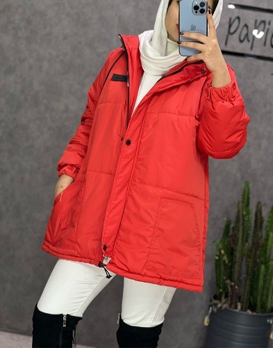 0233_کاپشن دو جیب مموری