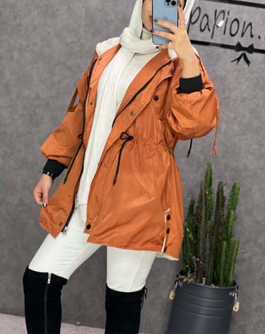 0234_کاپشن تدی بغل دکمه