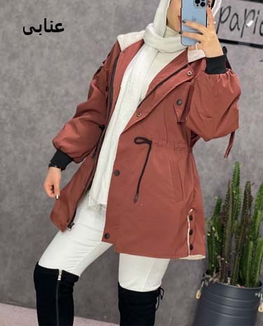 0234_کاپشن تدی بغل دکمه