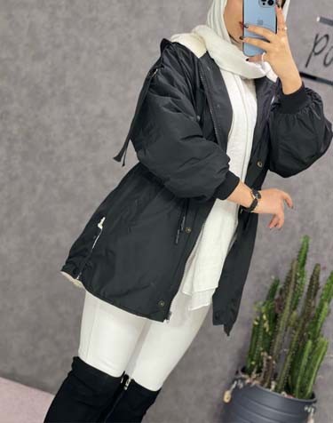 0234_کاپشن تدی بغل دکمه