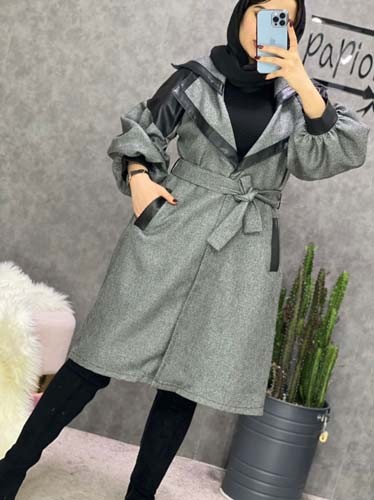 0243_پالتو آستین پفی