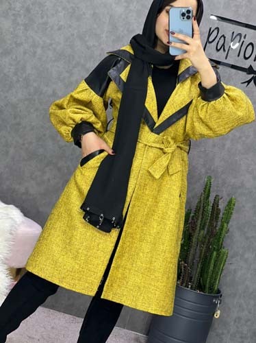 0243_پالتو آستین پفی