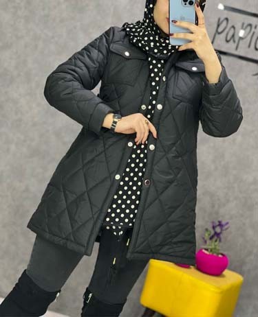 0245_کاپشن امبردی دو جیب