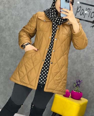 0245_کاپشن امبردی دو جیب