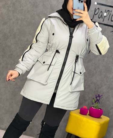 0246_کاپشن آستین تدی