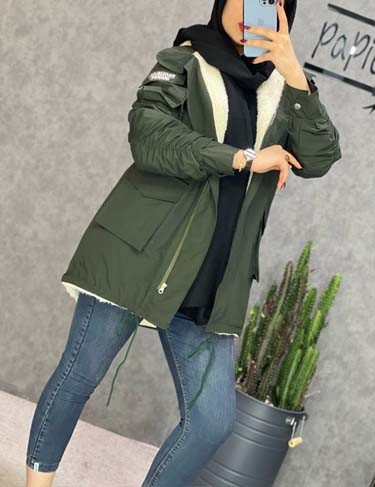 0255_کاپشن آستین کش