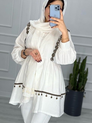 0264_مانتو مزونی عروسکی پولک