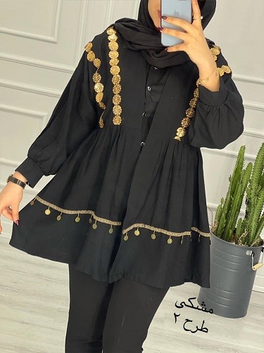 0264_مانتو مزونی عروسکی پولک