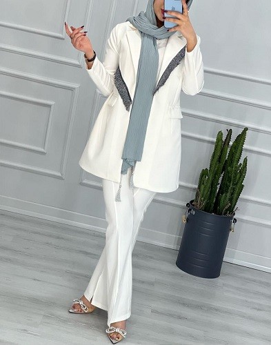 0266_مانتو کتی مزونی یقه شاین