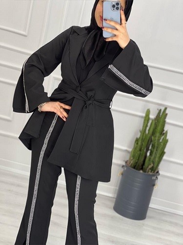 0273_کت و شلوار مزونی زنجیری