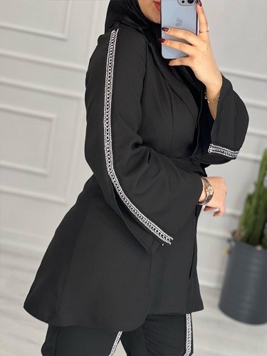 0273_کت و شلوار مزونی زنجیری