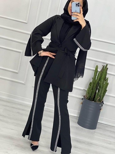 0273_کت و شلوار مزونی زنجیری