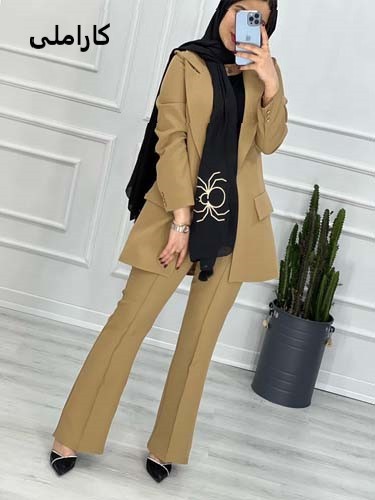 0274_کت شلوار مزونی اطلس