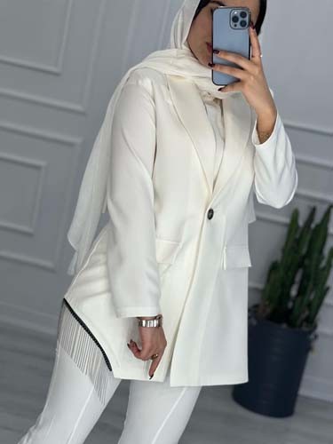 0275_مانتو مزونی زنجیری سارن