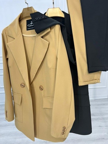 0276_ کت شلوار مام استایل موکا