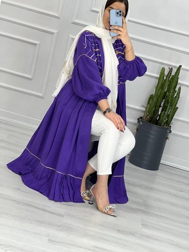 0277_مانتو مزونی خامه دوزی سروناز