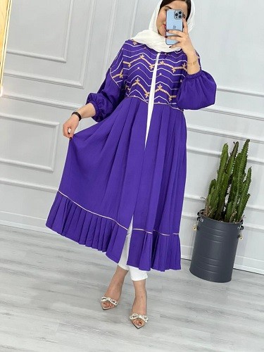 0277_مانتو مزونی خامه دوزی سروناز