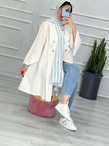 0280_مانتو لینن ترمه