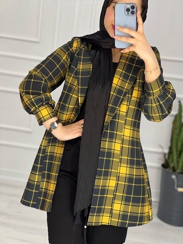 0294_کتی چهارخونه ستین