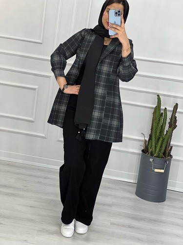 0294_کتی چهارخونه ستین