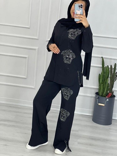 0302_ست مانتو شلوار مزونی ورساچه