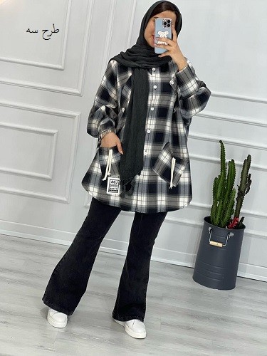 0306_ مانتو چهارخونه