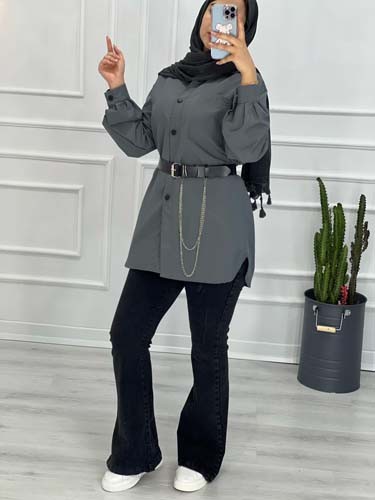 0314_ مانتو جلو دکمه تینا