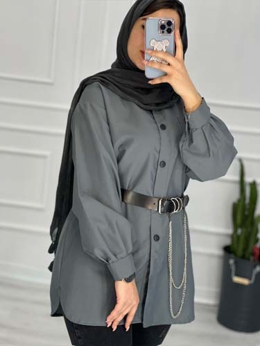 0314_ مانتو جلو دکمه تینا