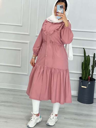 0322_مانتو بلند فلورا