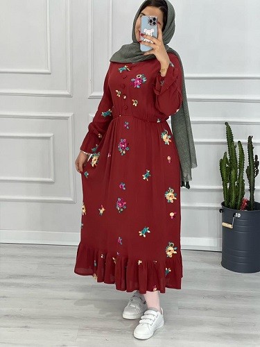 0337_پیراهن ساحلی گلرخ خیلی خانومانه و نانا