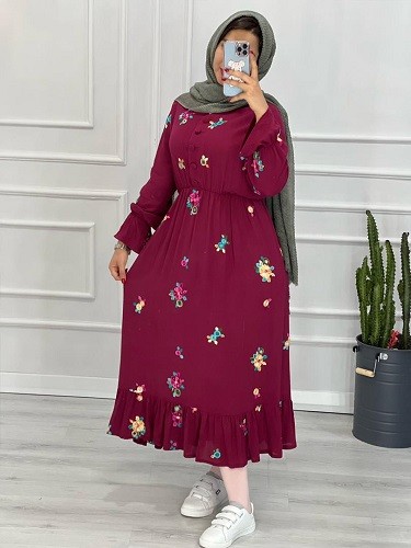 0337_پیراهن ساحلی گلرخ خیلی خانومانه و نانا