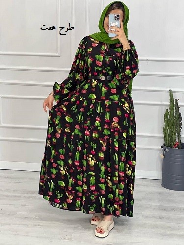 0365_پیراهن بلند هاوایی