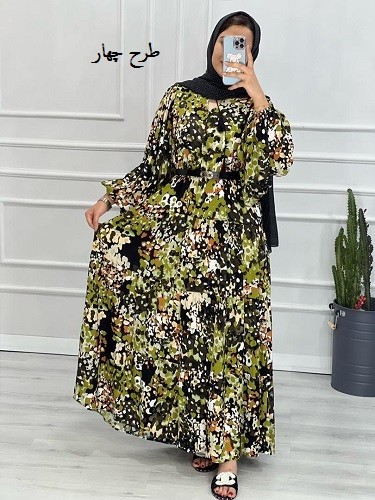 0365_پیراهن بلند هاوایی