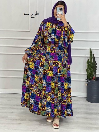 0365_پیراهن بلند هاوایی