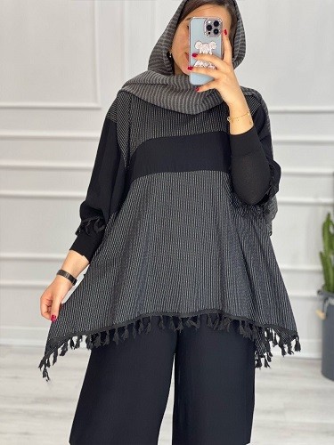 0377_ ست مانتو شلوار مزونی ژرفا