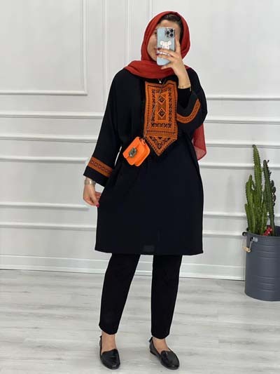 0392-مانتو خرج‌کار سنتی پریماه