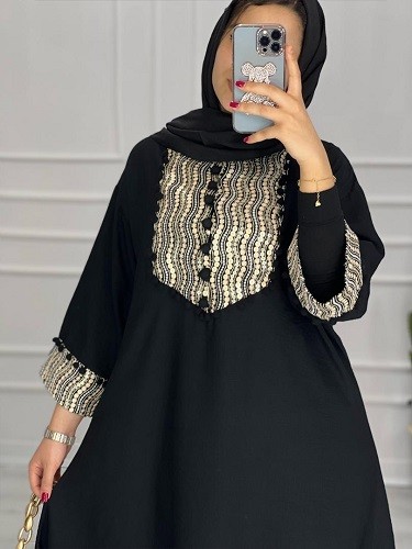 0393-مانتو مزونی مروارید