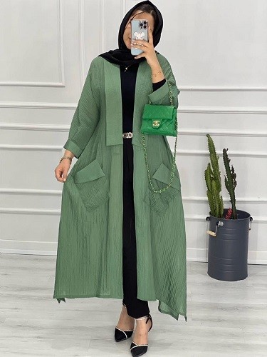 0413-مانتو بلند مانلی