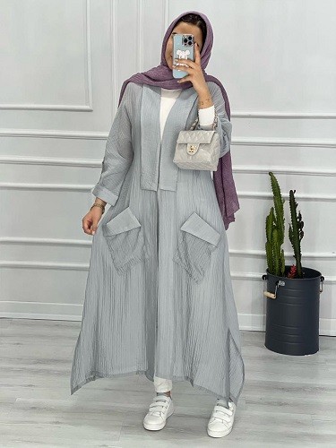 0413-مانتو بلند مانلی