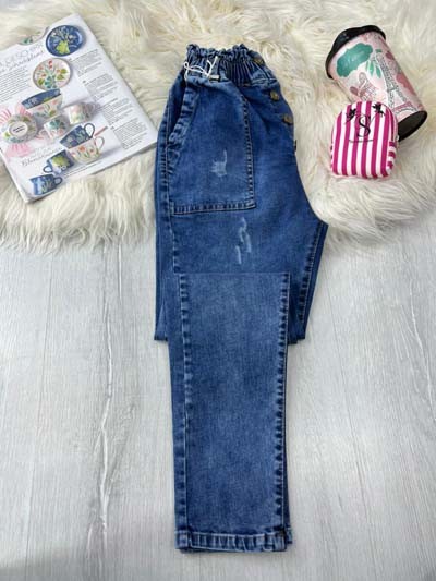 92253-شلوار جین مام فیت