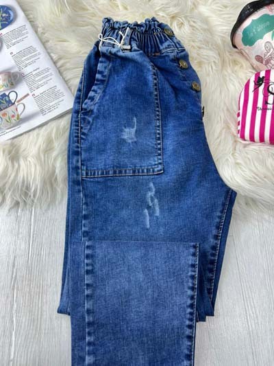 92253-شلوار جین مام فیت