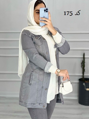 0408- کت جین طوسی