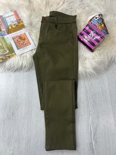 12512_شلوار جین اسکینی سبز