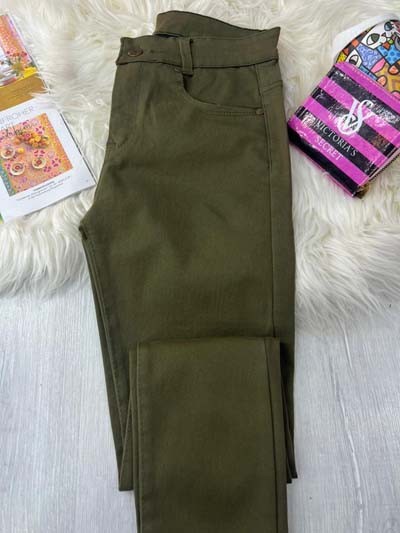 12512_شلوار جین اسکینی سبز