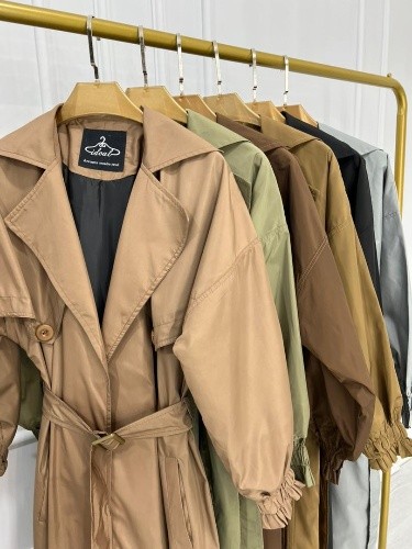 0435- بارونی مزونی بلند آستردار الیزابت