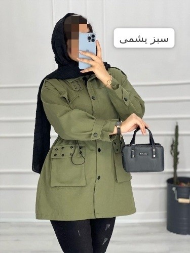 0436- مانتو پاییزه تیفانی